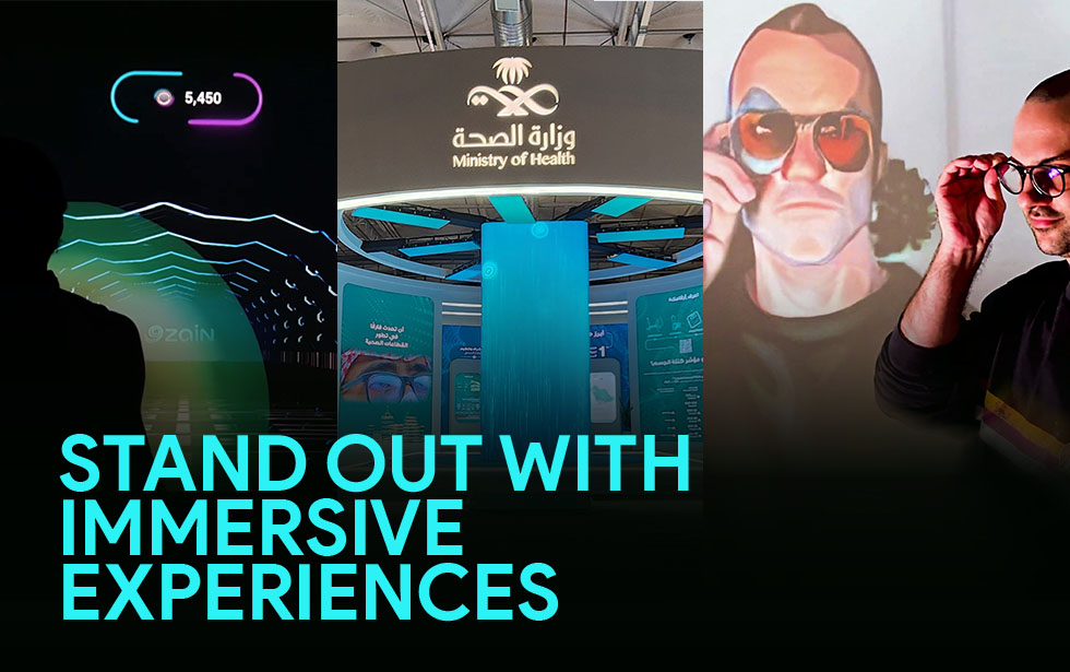 Set your brand apart! Four immersive experiences to impact your audience.